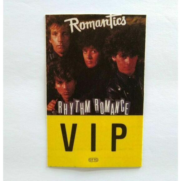 Romantics Rhythm Romance 1985 Backstage Pass VIP New Wave Pop Rock Music Concert - Picture 3 of 4